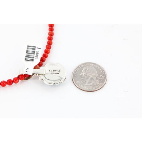 Handmade Certified Authentic Navajo .925 Sterling Silver Turquoise Native American Necklace 390792703752 Handmade Certified Authentic Navajo .925 Sterling Silver Turquoise Native American Necklace 390792703752
