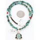 Handmade Certified Authentic Navajo .925 Sterling Silver Turquoise Native American Necklace & Pendant 371017063775