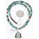 Handmade Certified Authentic Navajo .925 Sterling Silver Turquoise Native American Necklace & Pendant 371017063775 Handmade Certified Authentic Navajo .925 Sterling Silver Turquoise Native American Necklace & Pendant 371017063775