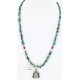 Handmade Certified Authentic Navajo .925 Sterling Silver Turquoise Native American Necklace & Pendant 371017063775 Handmade Certified Authentic Navajo .925 Sterling Silver Turquoise Native American Necklace & Pendant 371017063775
