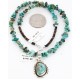 Handmade Certified Authentic Navajo .925 Sterling Silver Turquoise Native American Necklace & Pendant 371017514522