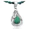 Handmade Certified Authentic Navajo .925 Sterling Silver Turquoise Native American Necklace & Pendant 390614969450