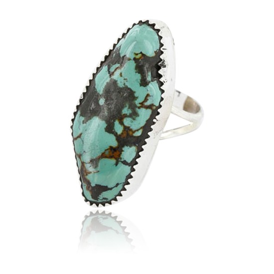 Handmade Certified Authentic Navajo .925 Sterling Silver Turquoise Native American Ring  390784484585