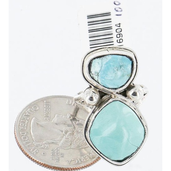 Handmade Certified Authentic Navajo .925 Sterling Silver Turquoise Native American Ring 390837320428 Handmade Certified Authentic Navajo .925 Sterling Silver Turquoise Native American Ring 390837320428