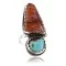 Handmade Certified Authentic Navajo .925 Sterling Silver Turquoise Spiny Oyster Native American Ring 370996028316 Handmade Certified Authentic Navajo .925 Sterling Silver Turquoise Spiny Oyster Native American Ring 370996028316