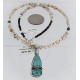 Handmade Certified Authentic Navajo .925 Sterling Silver White and Turquoise Native American Necklace 371077430946 Handmade Certified Authentic Navajo .925 Sterling Silver White and Turquoise Native American Necklace 371077430946