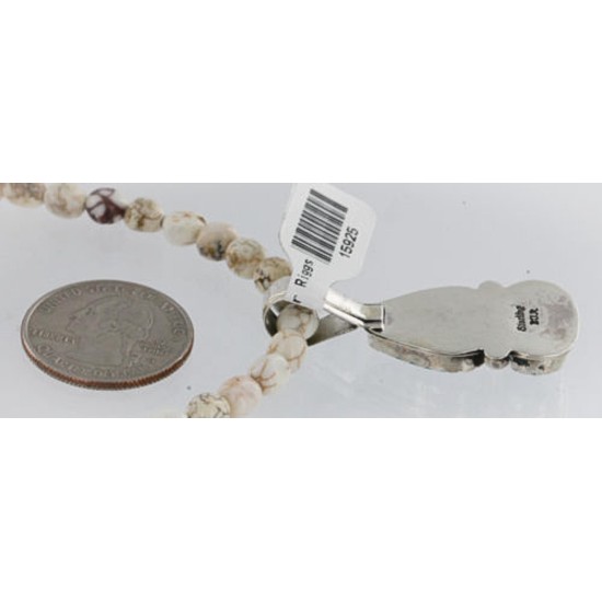 Handmade Certified Authentic Navajo .925 Sterling Silver White and Turquoise Native American Necklace 371077430946 Handmade Certified Authentic Navajo .925 Sterling Silver White and Turquoise Native American Necklace 371077430946