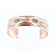 Handmade Certified Authentic Navajo Hand Stamped Handmade Copper Native American Bracelet 390789039213