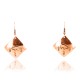 Handmade Certified Authentic Navajo Handstamped Bear Handmade Copper Native American Earrings 390834784411
