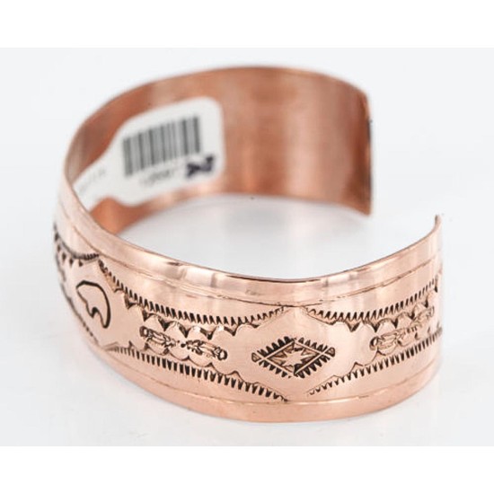 Handmade Certified Authentic Navajo Handstamped Handmade Copper Native American Bracelet 371021492834 Handmade Certified Authentic Navajo Handstamped Handmade Copper Native American Bracelet 371021492834