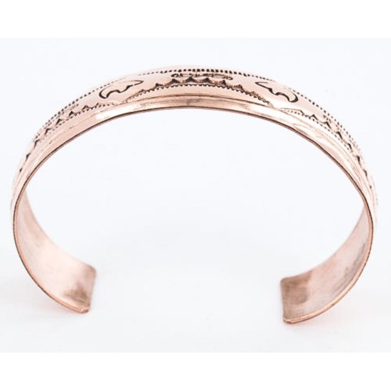 Handmade Certified Authentic Navajo Handstamped Handmade Copper Native American Bracelet 371021492834 Handmade Certified Authentic Navajo Handstamped Handmade Copper Native American Bracelet 371021492834