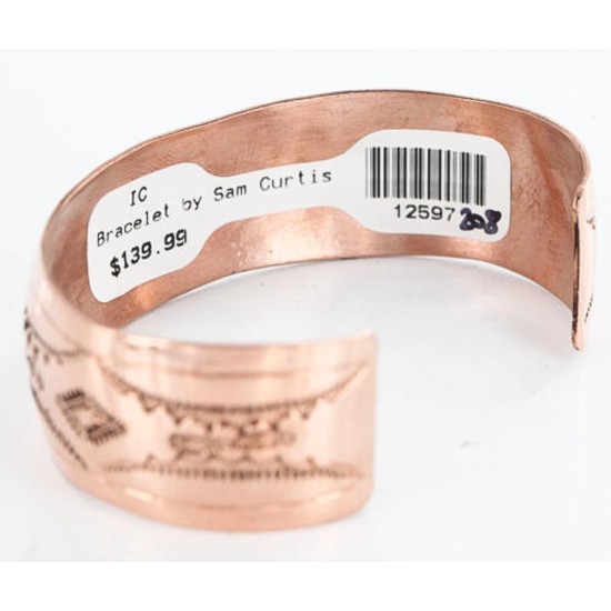Handmade Certified Authentic Navajo Handstamped Handmade Copper Native American Bracelet 371021492834 Handmade Certified Authentic Navajo Handstamped Handmade Copper Native American Bracelet 371021492834