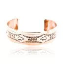 Handmade Certified Authentic Navajo Handstamped Handmade Copper Native American Bracelet 371021492834