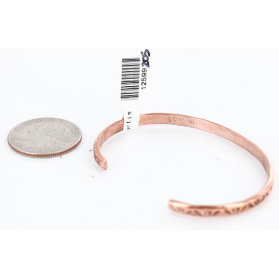 Handmade Certified Authentic Navajo Handstamped Handmade Copper Native American Bracelet 371022181998 Handmade Certified Authentic Navajo Handstamped Handmade Copper Native American Bracelet 371022181998
