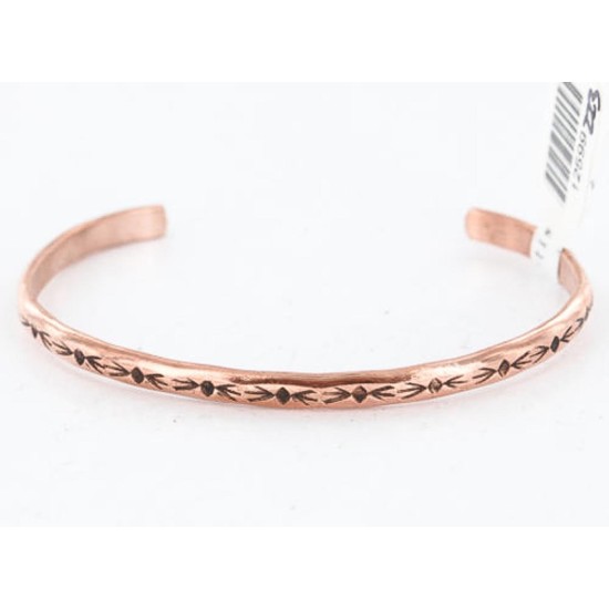 Handmade Certified Authentic Navajo Handstamped Handmade Copper Native American Bracelet 371026923315 Handmade Certified Authentic Navajo Handstamped Handmade Copper Native American Bracelet 371026923315