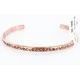 Handmade Certified Authentic Navajo Handstamped Handmade Copper Native American Bracelet 371034095741