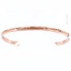 Handmade Certified Authentic Navajo Handstamped Handmade Copper Native American Bracelet 390803950601