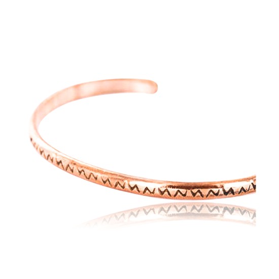 Handmade Navajo Handstamped Copper Bracelet 390813077459 Handmade Navajo Handstamped Copper Bracelet 390813077459