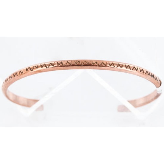 Handmade Navajo Handstamped Copper Bracelet 390813077459 Handmade Navajo Handstamped Copper Bracelet 390813077459