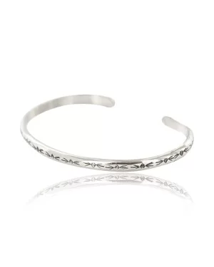 Handmade Certified Authentic Navajo Handstamped Handmade Nickel Native American Bracelet 371013363148 Handmade Certified Authentic Navajo Handstamped Handmade Nickel Native American Bracelet 371013363148