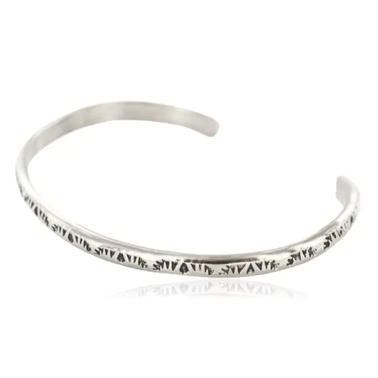 Handmade Certified Authentic Navajo Handstamped Handmade Nickel Native American Bracelet 390820816803 Handmade Certified Authentic Navajo Handstamped Handmade Nickel Native American Bracelet 390820816803