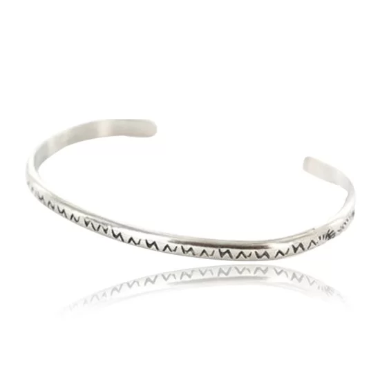 Handmade Certified Authentic Navajo Handstamped Handmade Nickel Native American Bracelet 390829084757 Handmade Certified Authentic Navajo Handstamped Handmade Nickel Native American Bracelet 390829084757