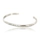 Handmade Certified Authentic Navajo Handstamped Handmade Nickel Native American Bracelet 390834774379