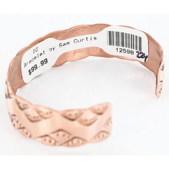 Handmade Certified Authentic Navajo Handstamped Mountain Handmade Copper Native American Bracelet 390803738745 Handmade Certified Authentic Navajo Handstamped Mountain Handmade Copper Native American Bracelet 390803738745
