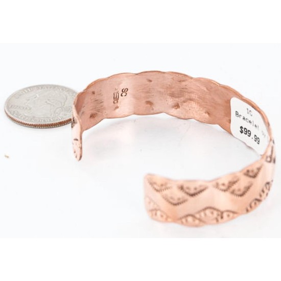 Handmade Certified Authentic Navajo Handstamped Mountain Handmade Copper Native American Bracelet 390803738745 Handmade Certified Authentic Navajo Handstamped Mountain Handmade Copper Native American Bracelet 390803738745