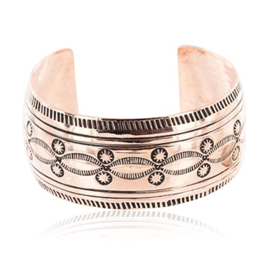 Navajo Handstamped Pure Copper Bracelet 12700-51 Navajo Handstamped Pure Copper Bracelet 12700-51
