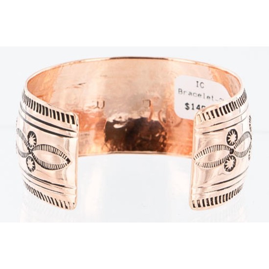 Navajo Handstamped Pure Copper Bracelet 12700-51 Navajo Handstamped Pure Copper Bracelet 12700-51