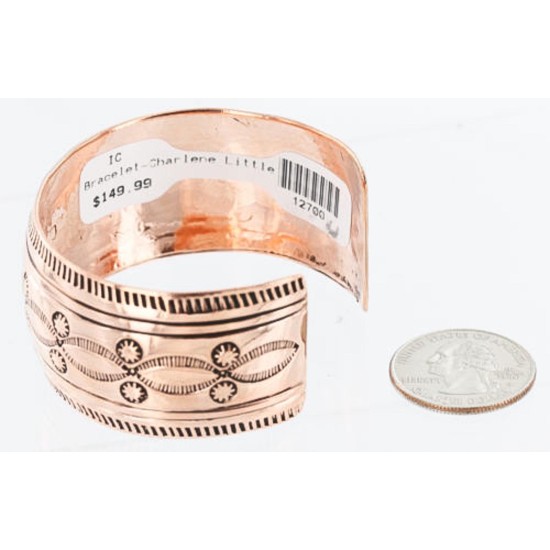 Navajo Handstamped Pure Copper Bracelet 12700-51 Navajo Handstamped Pure Copper Bracelet 12700-51