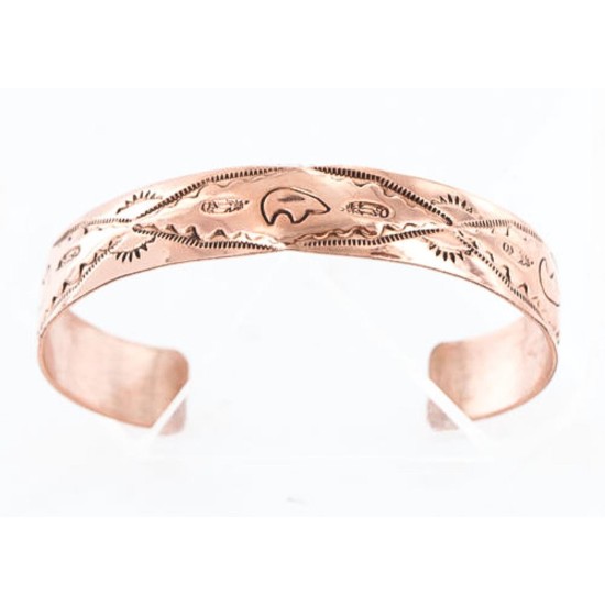 Handmade Certified Authentic Navajo Handstamped Real Handmade Copper Native American Bracelet 371016867764 Handmade Certified Authentic Navajo Handstamped Real Handmade Copper Native American Bracelet 371016867764