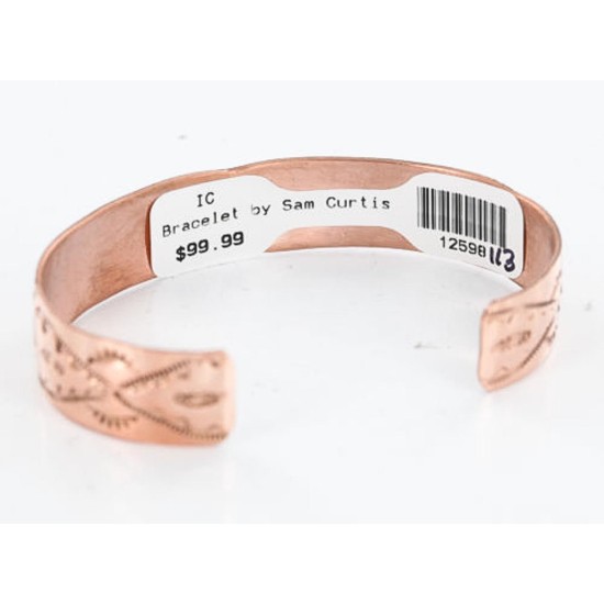 Handmade Certified Authentic Navajo Handstamped Real Handmade Copper Native American Bracelet 371016867764 Handmade Certified Authentic Navajo Handstamped Real Handmade Copper Native American Bracelet 371016867764