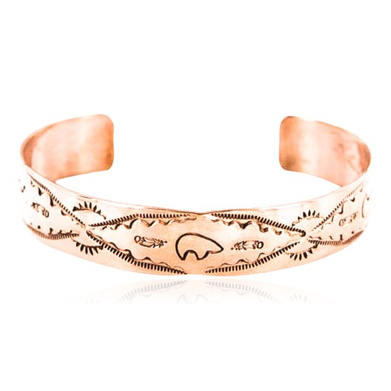 Handmade Certified Authentic Navajo Handstamped Real Handmade Copper Native American Bracelet 371016867764 Handmade Certified Authentic Navajo Handstamped Real Handmade Copper Native American Bracelet 371016867764
