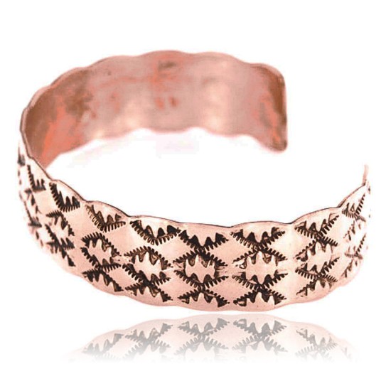 Handmade Certified Authentic Navajo Handstamped Real Handmade Copper Native American Bracelet 371017092654 Handmade Certified Authentic Navajo Handstamped Real Handmade Copper Native American Bracelet 371017092654
