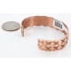 Handmade Certified Authentic Navajo Handstamped Real Handmade Copper Native American Bracelet 371017092654