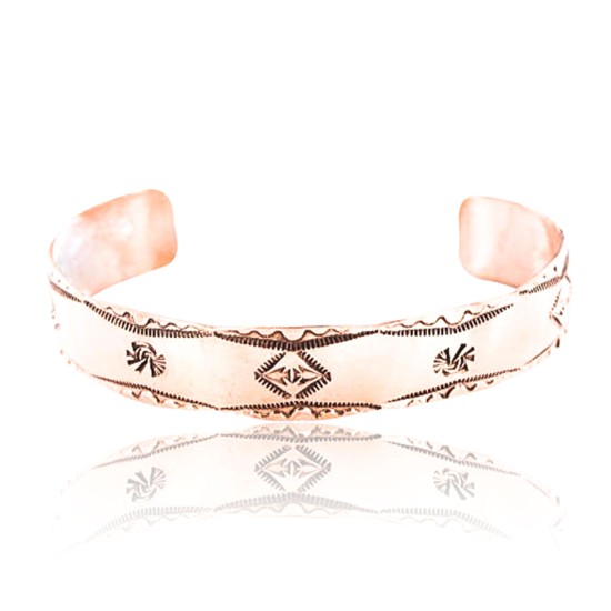 Handmade Certified Authentic Navajo Handstamped Real Handmade Copper Native American Bracelet 371018511970 Handmade Certified Authentic Navajo Handstamped Real Handmade Copper Native American Bracelet 371018511970