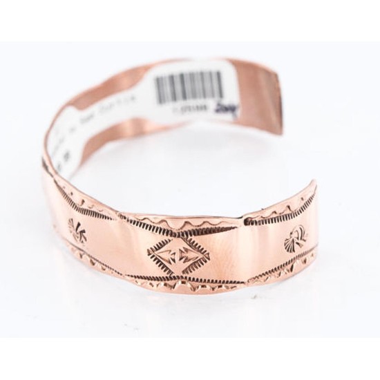 Handmade Certified Authentic Navajo Handstamped Real Handmade Copper Native American Bracelet 371018511970 Handmade Certified Authentic Navajo Handstamped Real Handmade Copper Native American Bracelet 371018511970