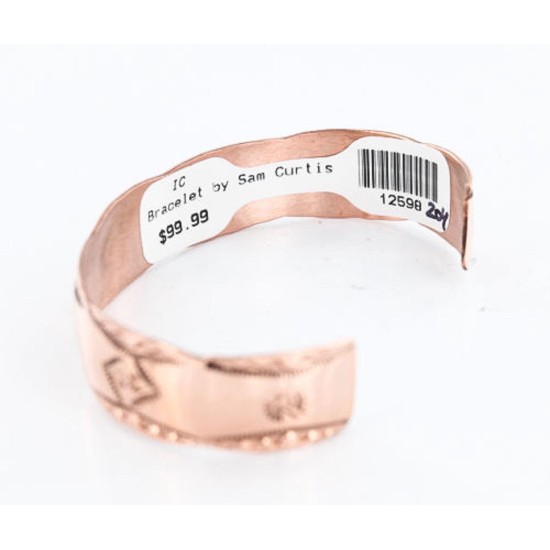 Handmade Certified Authentic Navajo Handstamped Real Handmade Copper Native American Bracelet 371018511970 Handmade Certified Authentic Navajo Handstamped Real Handmade Copper Native American Bracelet 371018511970