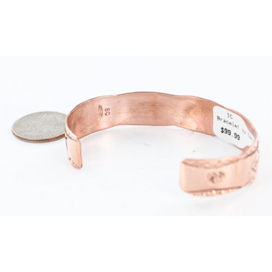 Handmade Certified Authentic Navajo Handstamped Real Handmade Copper Native American Bracelet 371018511970 Handmade Certified Authentic Navajo Handstamped Real Handmade Copper Native American Bracelet 371018511970