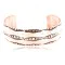 Handmade Certified Authentic Navajo Handstamped Real Handmade Copper Native American Bracelet 371018587857