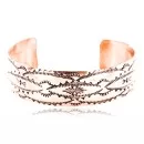 Handmade Certified Authentic Navajo Handstamped Real Handmade Copper Native American Bracelet 371019599030
