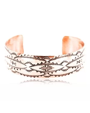 Handmade Certified Authentic Navajo Handstamped Real Handmade Copper Native American Bracelet 371019599030 Handmade Certified Authentic Navajo Handstamped Real Handmade Copper Native American Bracelet 371019599030