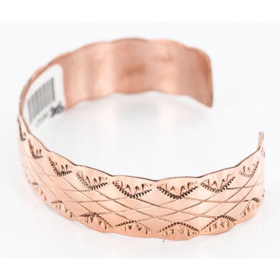 Handmade Certified Authentic Navajo Handstamped Real Handmade Copper Native American Bracelet 371019662393 Handmade Certified Authentic Navajo Handstamped Real Handmade Copper Native American Bracelet 371019662393