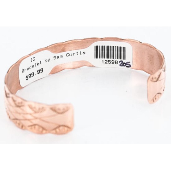 Handmade Certified Authentic Navajo Handstamped Real Handmade Copper Native American Bracelet 371019662393 Handmade Certified Authentic Navajo Handstamped Real Handmade Copper Native American Bracelet 371019662393