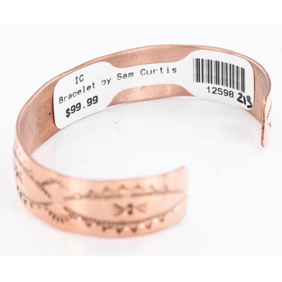 Handmade Certified Authentic Navajo Handstamped Real Handmade Copper Native American Bracelet 371020954495 Handmade Certified Authentic Navajo Handstamped Real Handmade Copper Native American Bracelet 371020954495