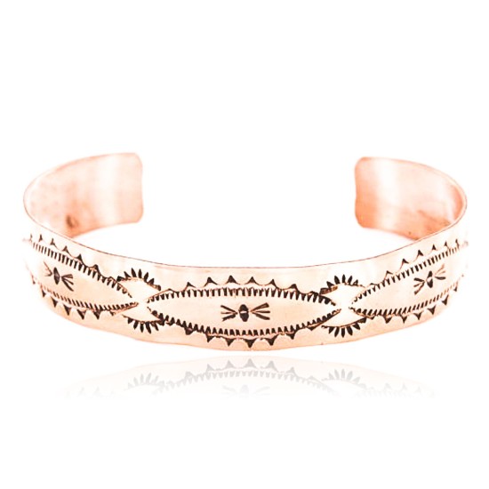 Handmade Certified Authentic Navajo Handstamped Real Handmade Copper Native American Bracelet 371020954495 Handmade Certified Authentic Navajo Handstamped Real Handmade Copper Native American Bracelet 371020954495