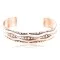 Handmade Certified Authentic Navajo Handstamped Real Handmade Copper Native American Bracelet 371024291632