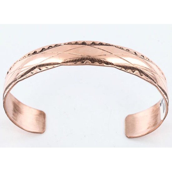 Handmade Certified Authentic Navajo Handstamped Real Handmade Copper Native American Bracelet 371024371885 Handmade Certified Authentic Navajo Handstamped Real Handmade Copper Native American Bracelet 371024371885